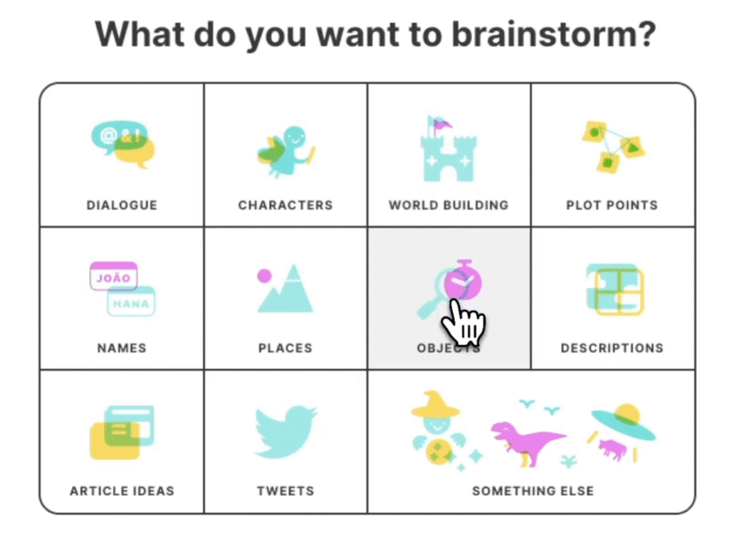 Sudowrite Review: Sudowrite Brainstorming Suite