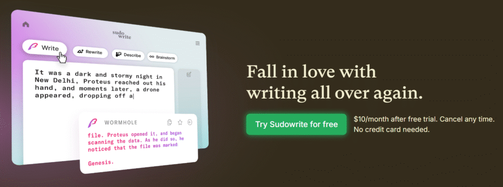Sudowrite Review: Why Use Sudowrite?
