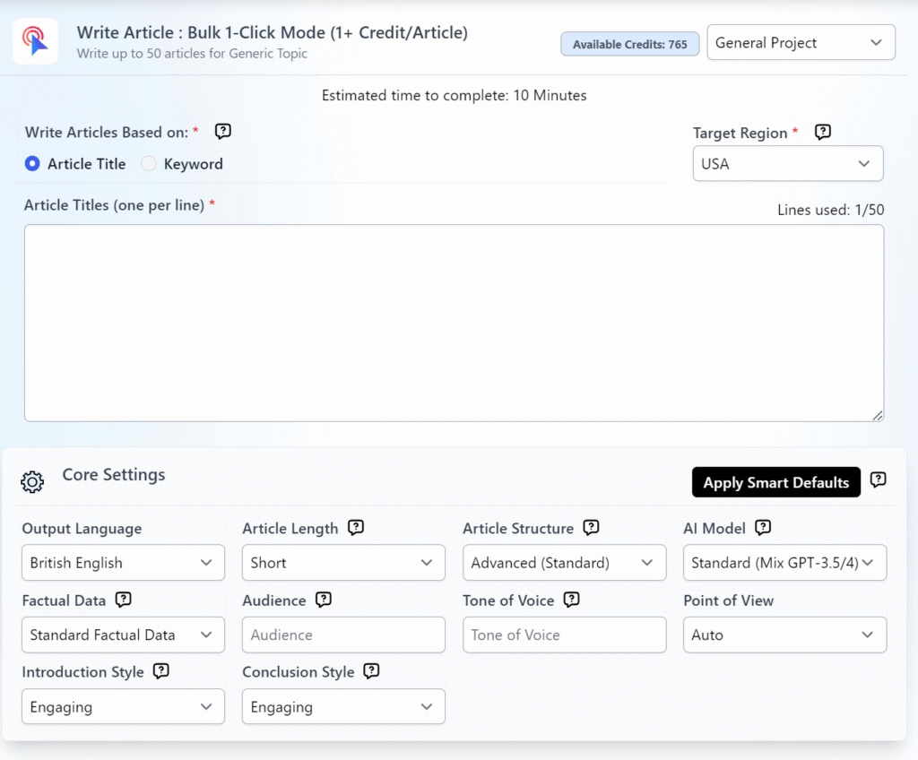 Agility Writer Review: Agility Writer - Bulk Mode Articles Writing