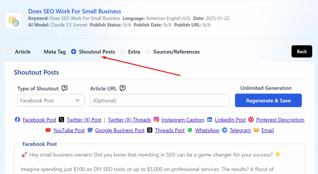 Agility Writer Review: Agility Writer - Shoutout Posts For Syndication