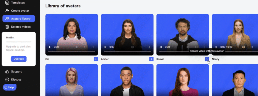 Elai.io Review: Avatars