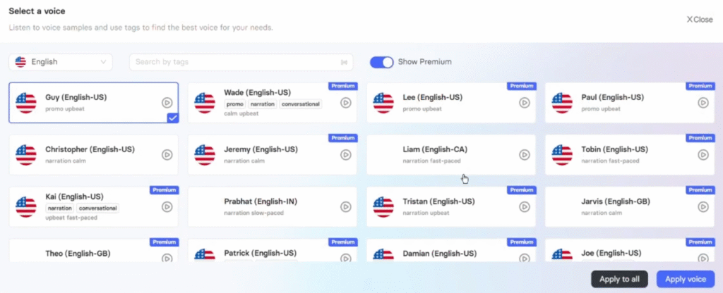 Elai.io Review: Voices 2