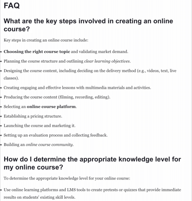SEOPital Review: SEOPital Optimized Frequently Asked Questions (FAQs) Generation