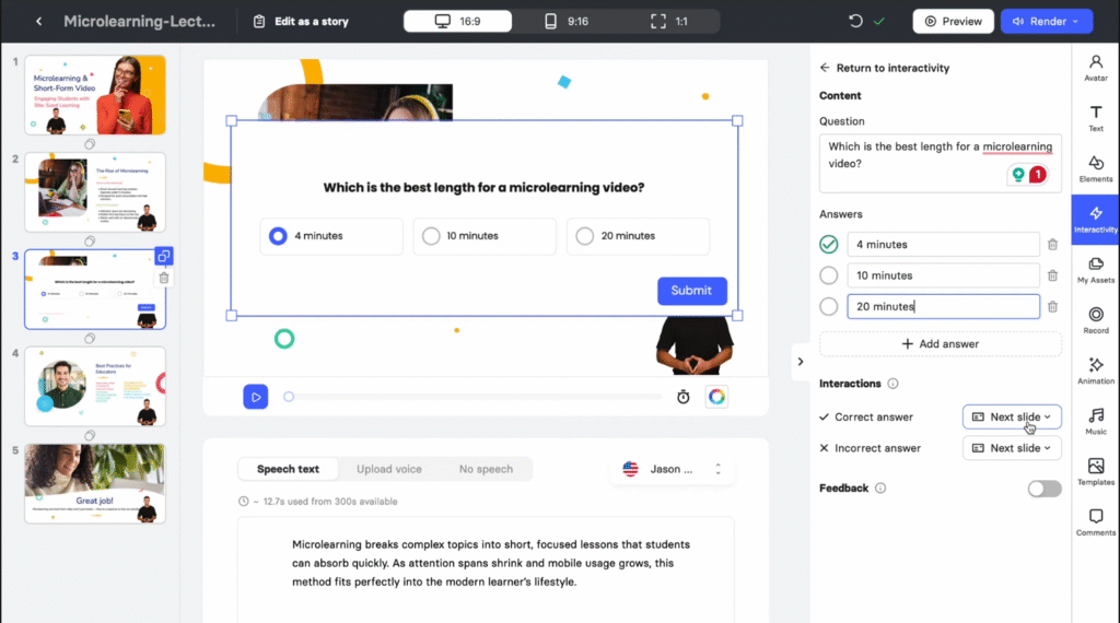 Elai.io Review: Corporate Training And Communications