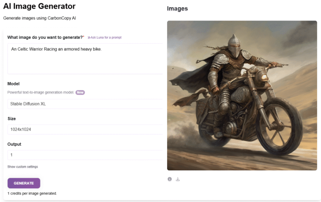 CarbonCopy.pro Review: CarbonCopy.pro - AI Image Generation