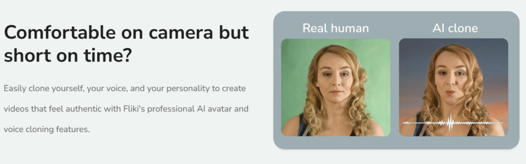 Fliki Review: Fliki Avatar and Voice Cloning