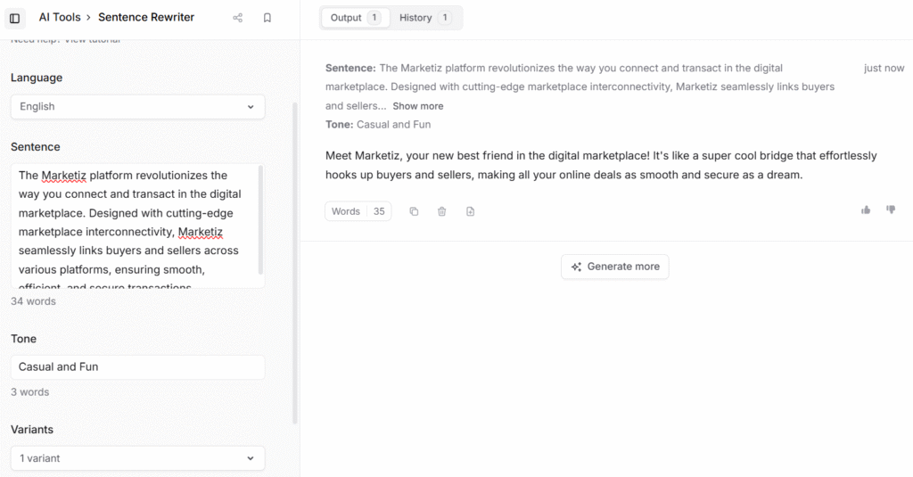 Frase Review: Frase Sentence Rewriter Tool