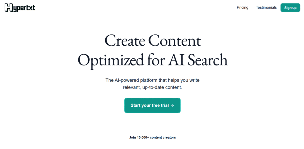 Hypertxt AI Review: What is Hypertxt AI - SEO Optimized Article Writing With AI