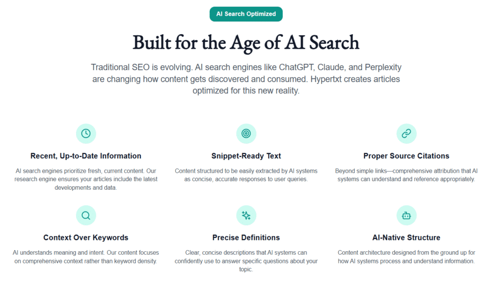 Hypertxt AI Review: Hypertxt AI Features