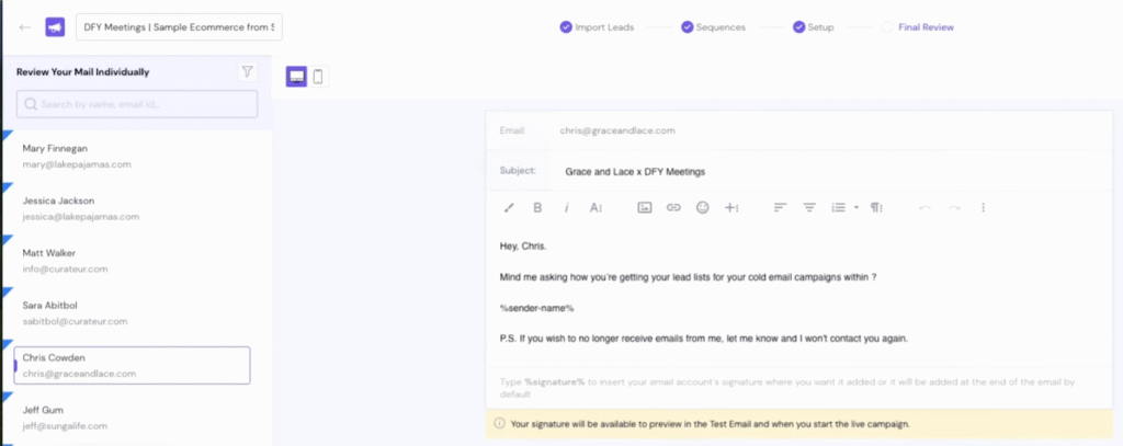 Smartlead Review: Smartlead  Multi-Sender Rotation