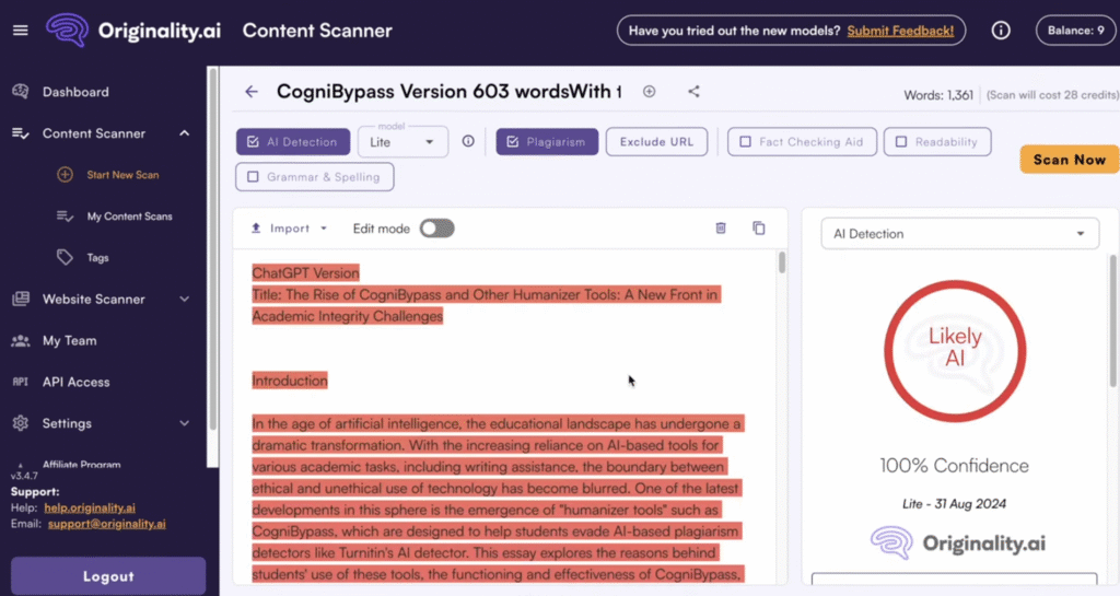Originality.ai Review: Originality.ai AI Content Detection with Pinpoint Accuracy