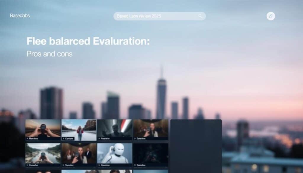 AI video platform interface AI video platform interface
