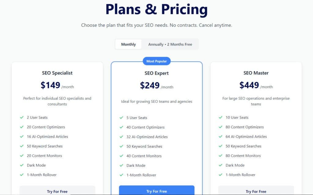 Rankability Review: SEO Tools Pricing Plan