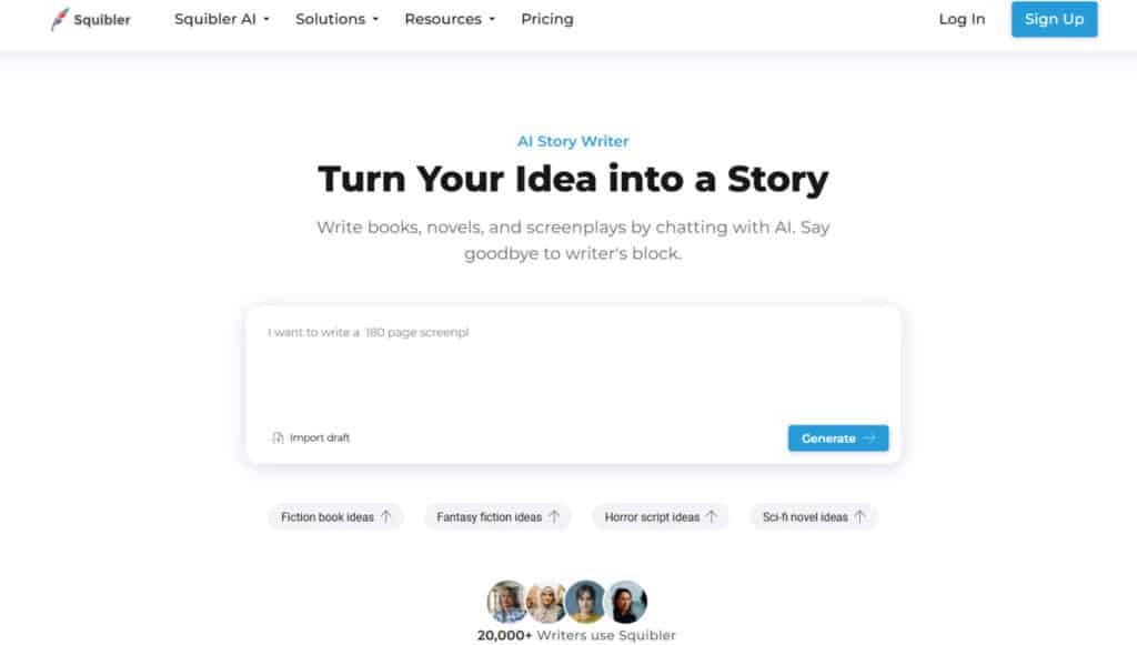 Squibler Review: AI writing assistant for fiction writing Squibler Review: AI writing assistant for fiction writing