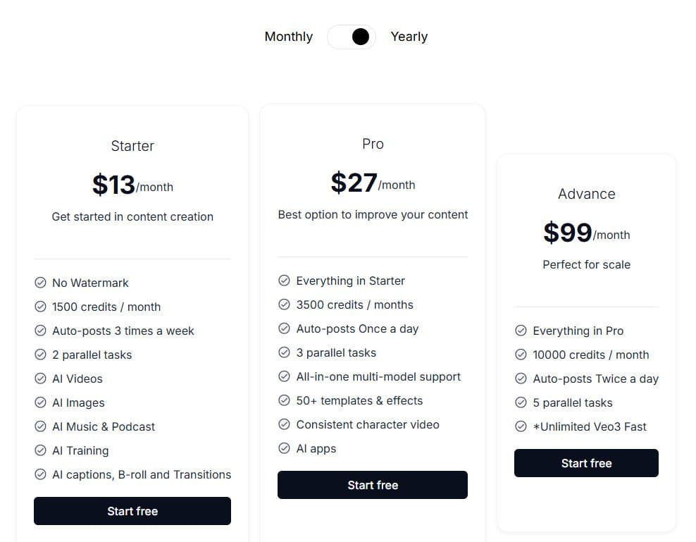 Vadoo AI Review:  Vadoo AI Pricing plans - Text to Videos & Video Generator