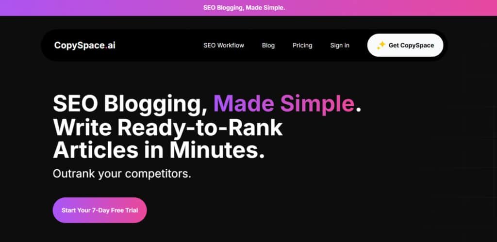 copyspace-ai: Content creation platform copyspace-ai: Content creation platform