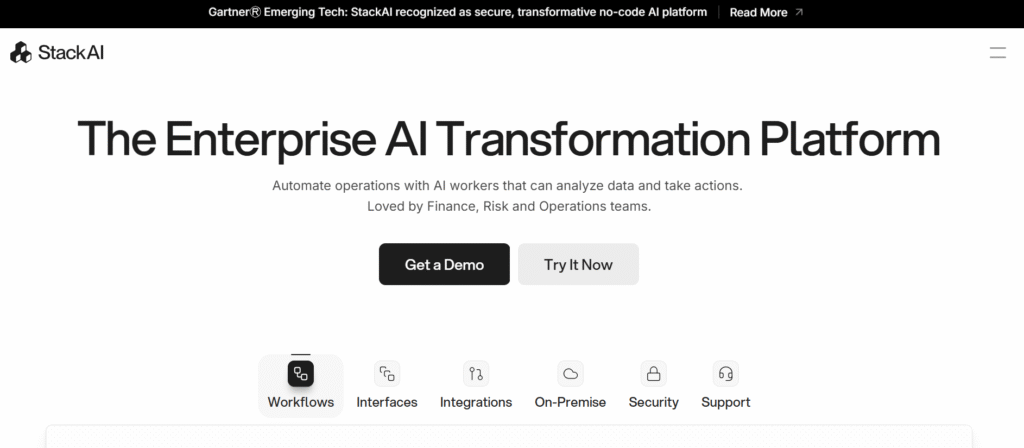StackAI Review: AI Agents, AI Automation & AI Workers