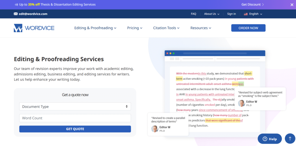 WordVice AI Review: Proofreading Services & Content Editing