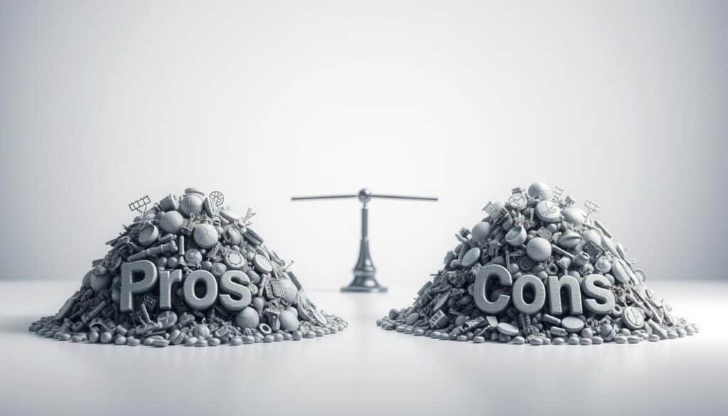 pros cons features pros cons features