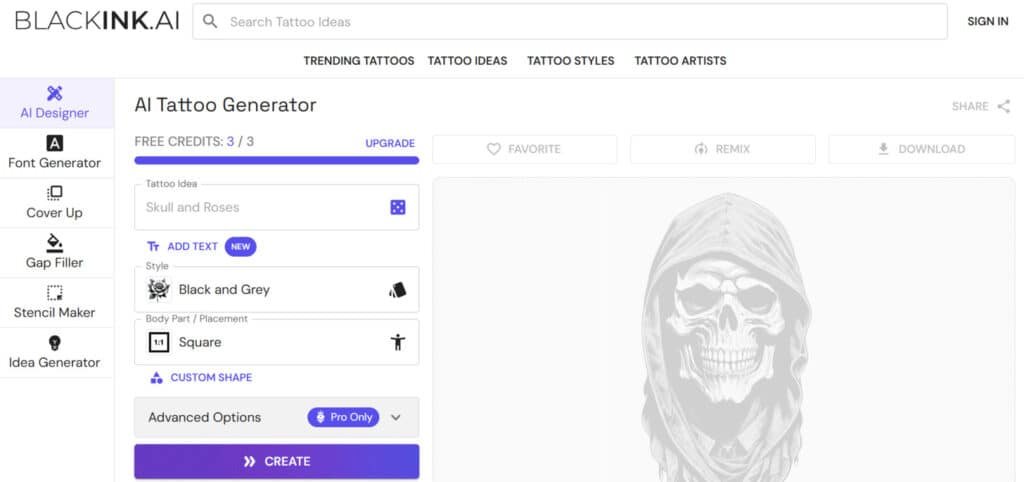 BlackInk AI Review: What is BlackInk AI - AI Tattoo Designs, AI Tattoo Generator & AI Tattoo Design App