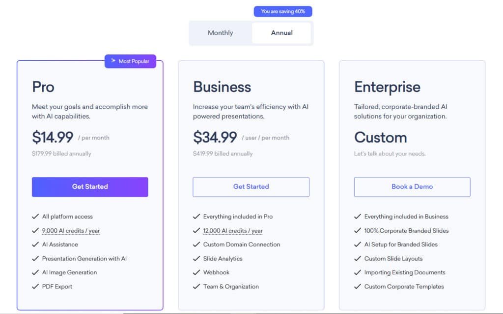 Decktopus Review: Decktopus Pricing Plans - Presentation Generation, AI Presentations & Content Marketing