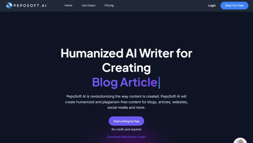 PepoSoft AI Review: What is Peposft - Humanized Content Generation, Content Creator & Writing Assistant