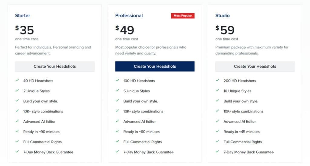Proshoot.co Review - Proshoot.co Pricing Plans - AI Headshot Generator, AI Professional Headshot & AI Headshot Maker