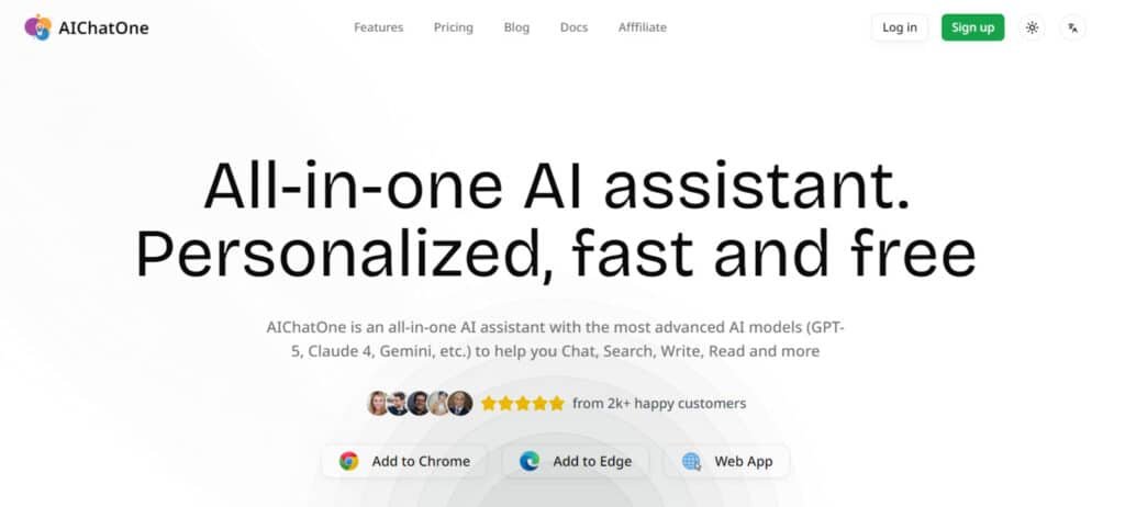 AIChatOne Review: What is AIChatOne - All in One AI, All in one AI tools, All In One AI Assistant & All in one AI models