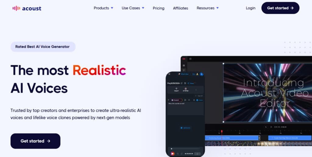 Acoust AI Review: What is Acoust AI -  Text To speech, Voiceovers & Realistic AI Voices