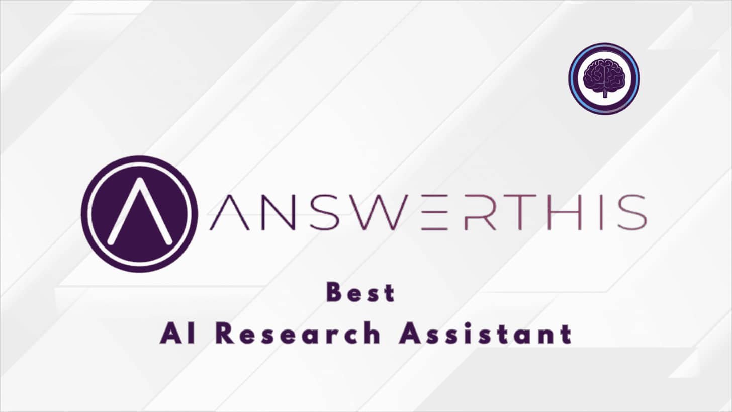 AnswerThis Review: AnswerThis - AI Research Assistantship, AI Academic Writer & AI Academic Research
