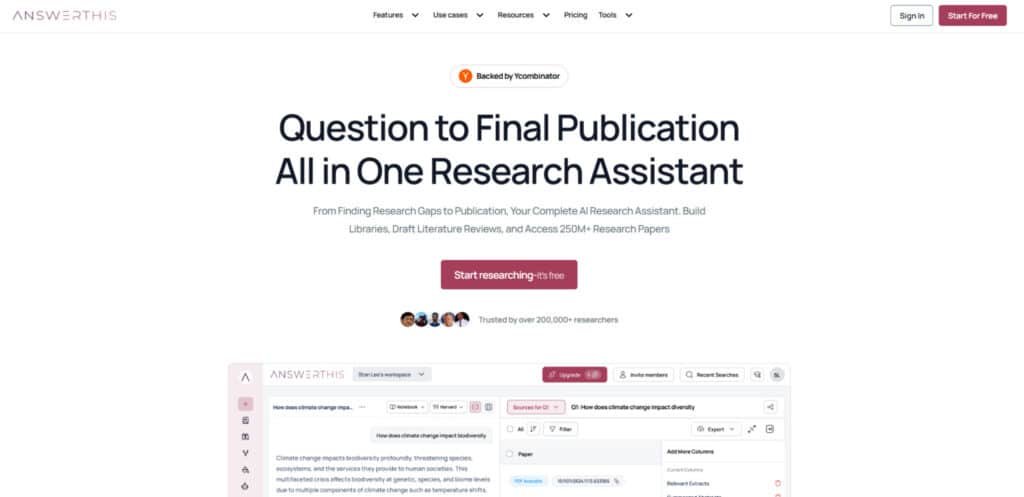 AnswerThis Review: What is AnswerThis - AI Research Assistantship, AI Academic Writer & AI Academic Research AnswerThis Review: What is AnswerThis - AI Research Assistantship, AI Academic Writer & AI Academic Research