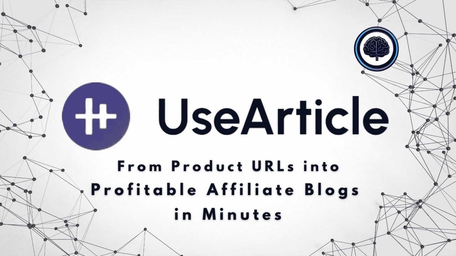 UseArticle review: UserArticle - Affiliate website, Affiliate website builder & Affiliate website design