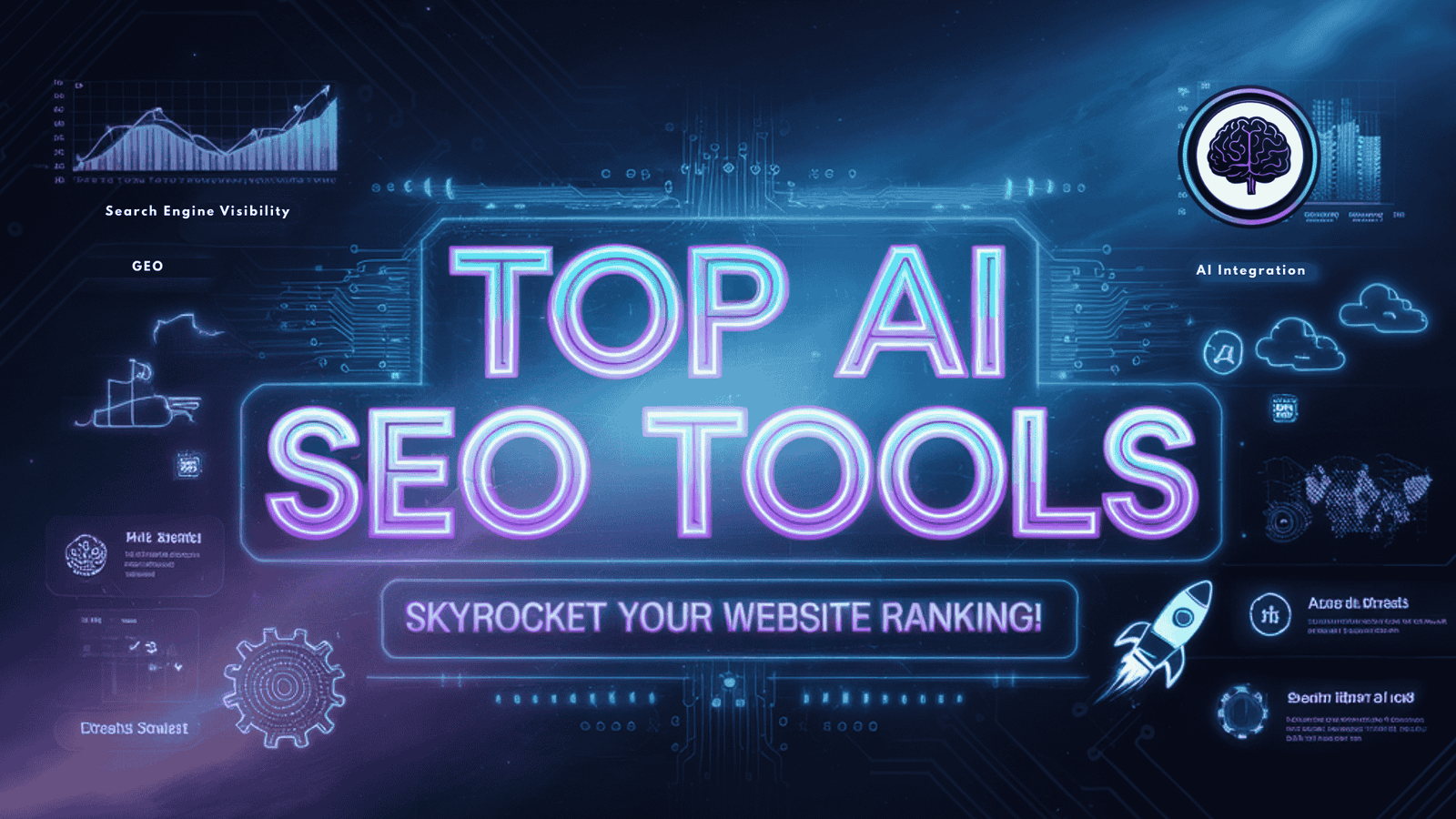 Top AI SEO Tools Blog cover Image