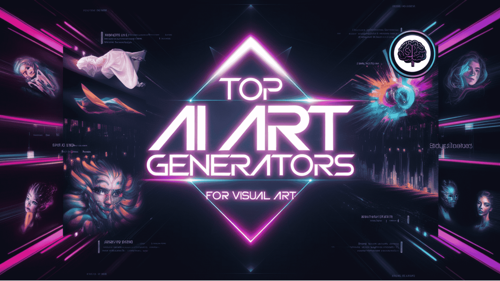 Top AI Art Generators Blog Cover