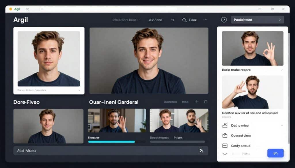 Argil AI clone video creation showing personal avatar training
