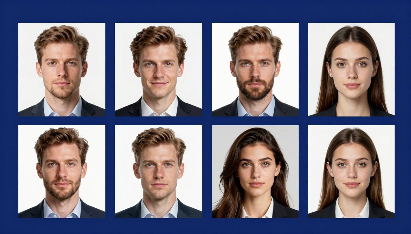 Comparison of AI avatar generators showing realistic digital humans created by different tools