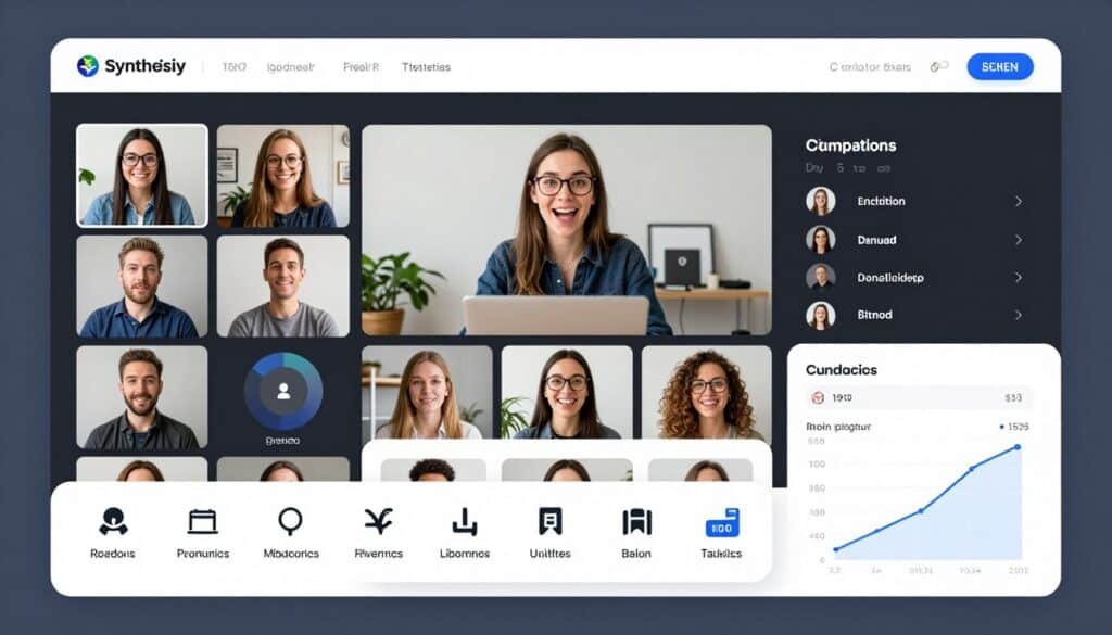 Synthesia AI avatar video creation with multilingual support