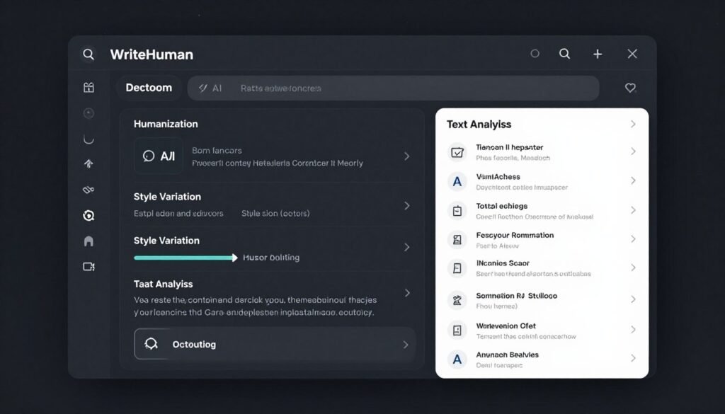 WriteHuman AI interface showing tools to avoid AI detection