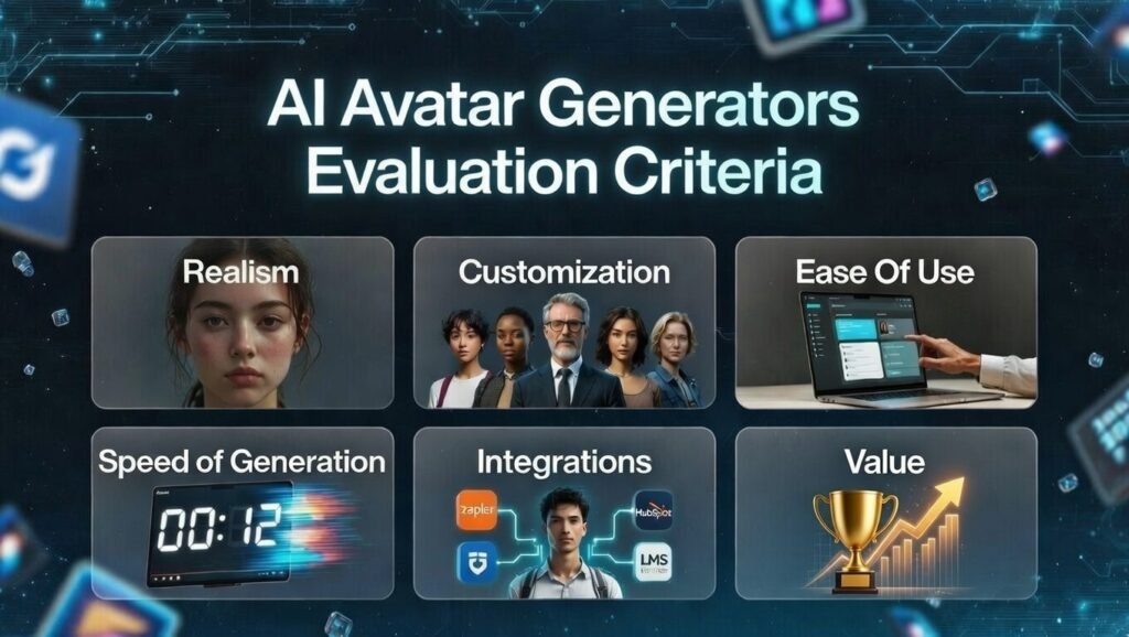 AI Avatar Generators Evaluation Criteria