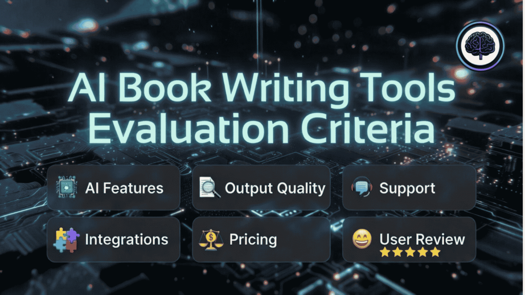 AI Book Writing Tools Evaluation Criteria