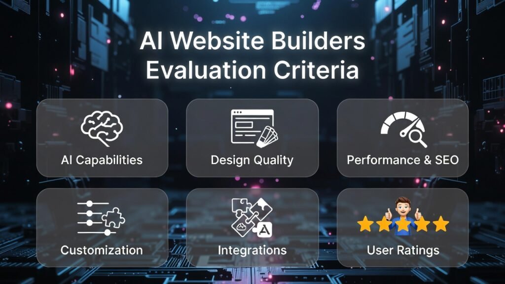 AI Website Builders Evaluation Criteria