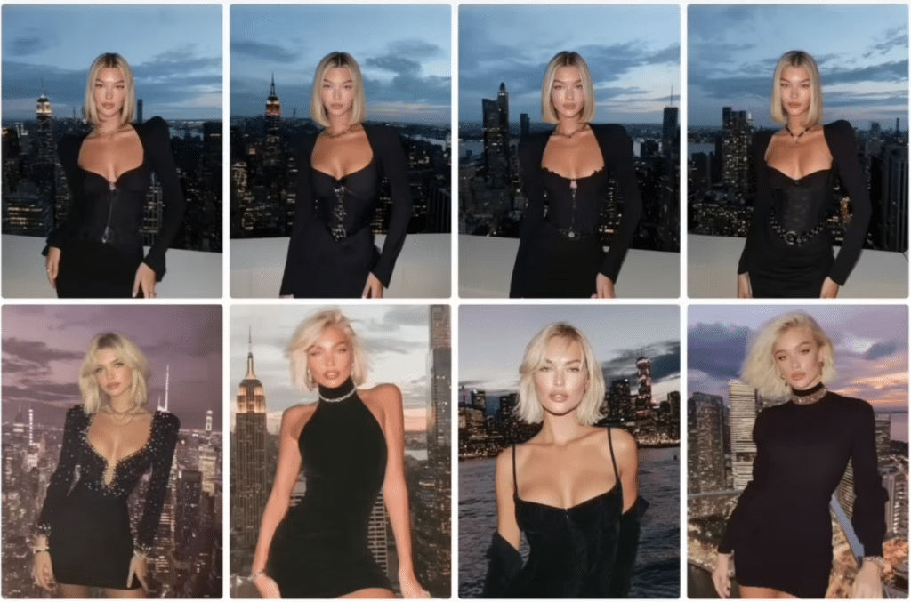 AI avatars generated as influencers images and videos using Heygen 