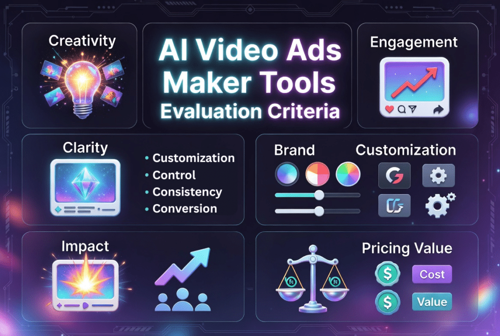 AI Ads Maker Tools Evaluation Criteria