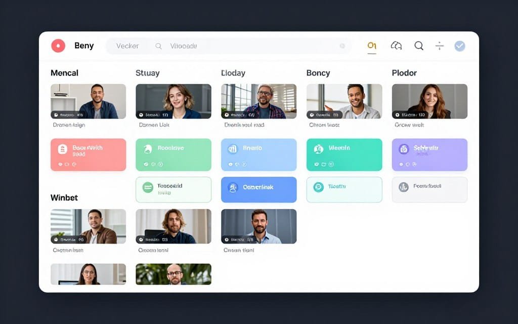 Bigmotion AI series management showing themed content schedule