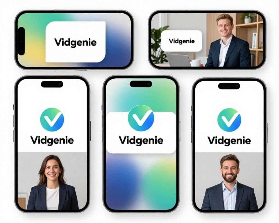 Branded video examples created with Vidgenie AI