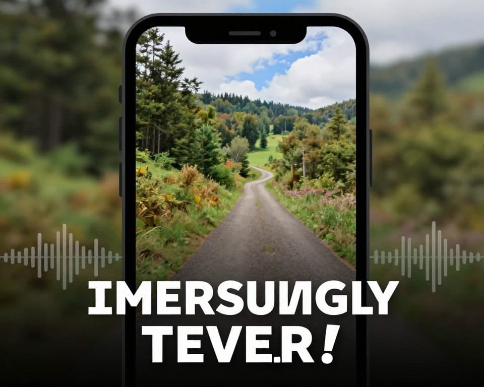Example faceless video created with Vid.AI showing stock footage and captions