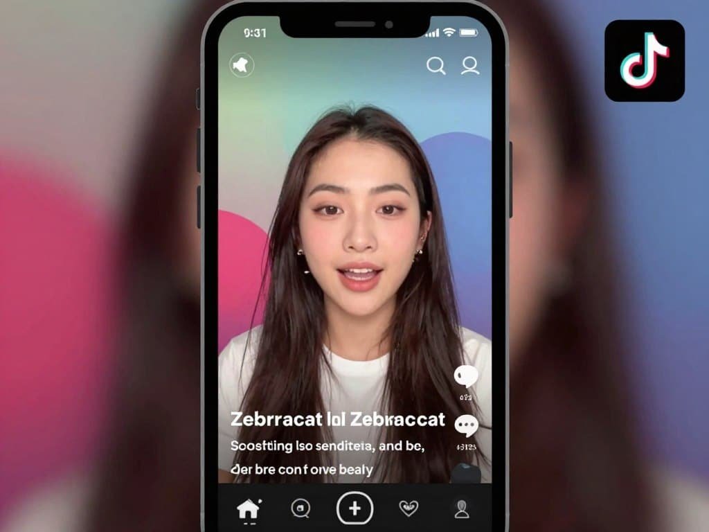 Example of Zebracat-generated short video with captions and branding