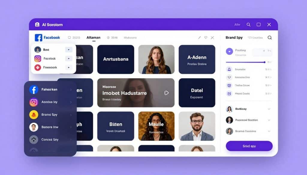 GetHooked AI platform showing ad library with winning Facebook ads