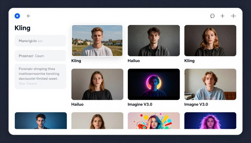 Imagine.Art showing multiple AI model options and prompt interface