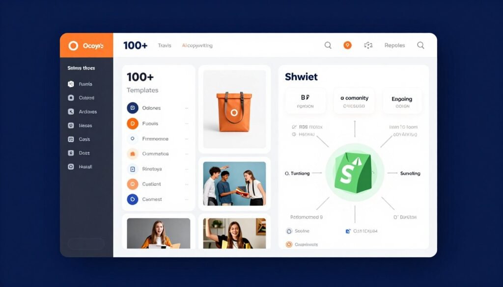 Ocoya AI copywriting and e-commerce automation interface Ocoya AI copywriting and e-commerce automation interface